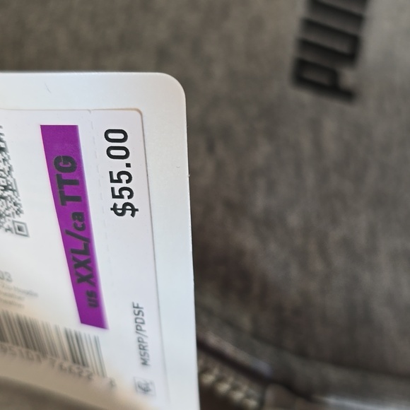 PUMA BRAND SIGNATURE MENS BIG AND TALL GRAY ZIPPERED HOODIE JACKET SIZE XXL - Picture 5 of 13